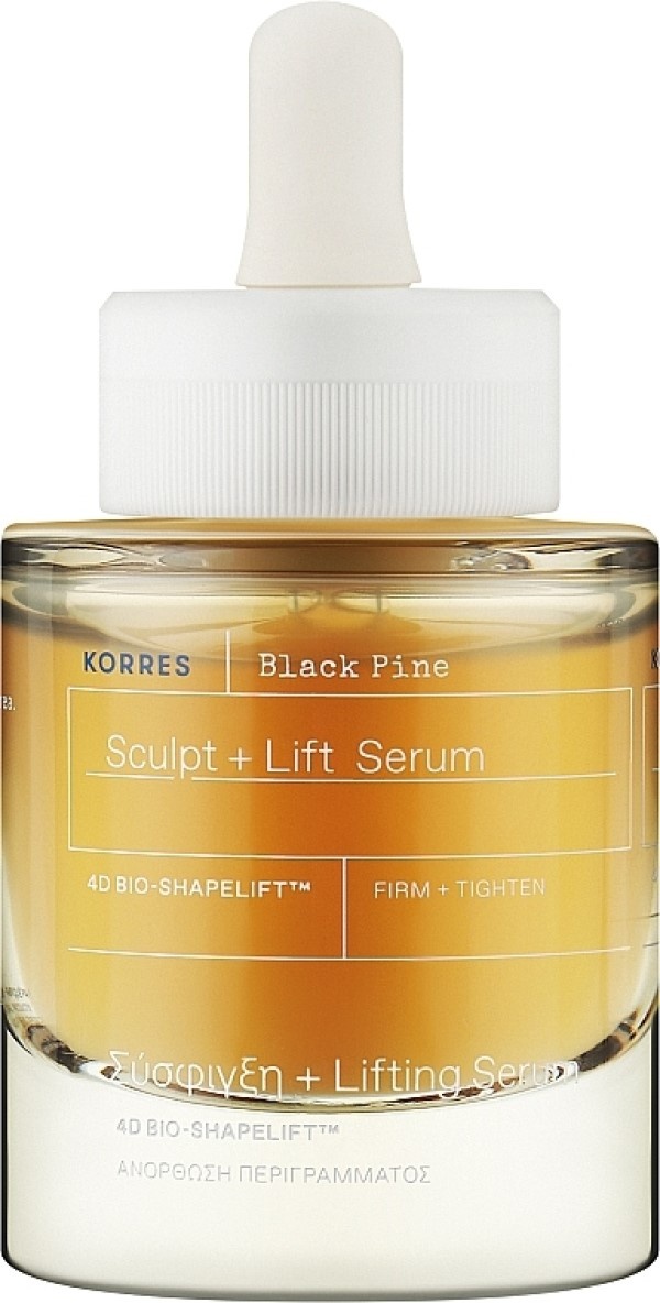 Ser pentru față Korres Black Pine 4D Bio-ShapeLift Firming Serum 30ml