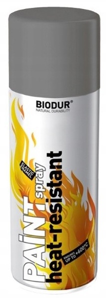 Smalț Biodur Heat-Resistant Silver 400ml