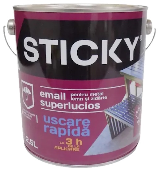 Краска Sticky Email Superlucios SR25AL 2.5L