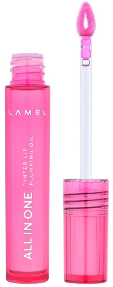 Ulei pentru buze Lamel All In One Lip Tinted Plumping Oil 404