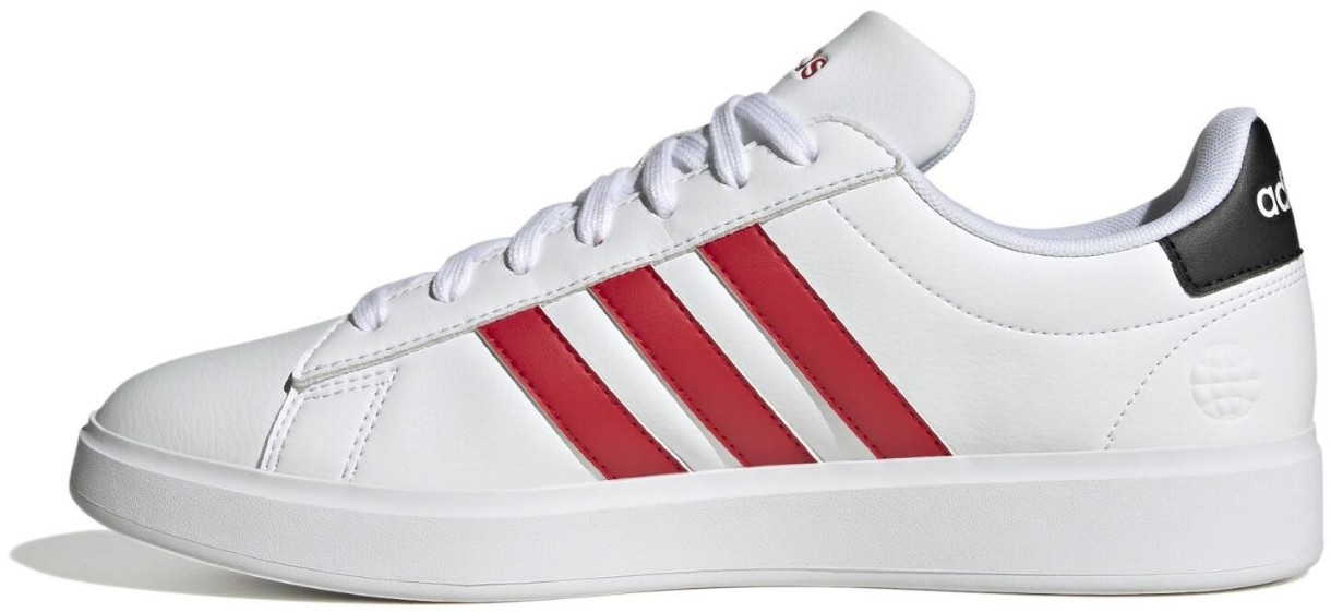 Кеды мужские Adidas Grand Court 2.0 Cloud White/Better Scarlet/Core Black, s.42