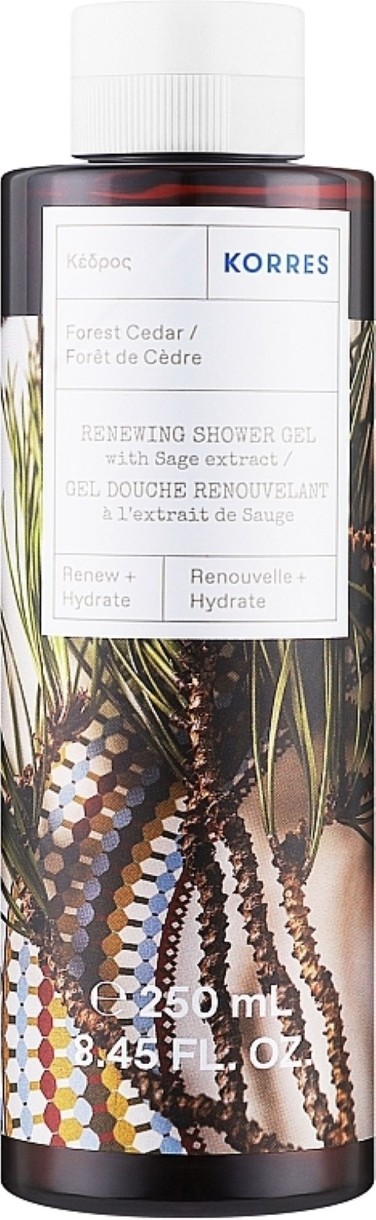 Gel de duș Korres Forest Cedar 250ml