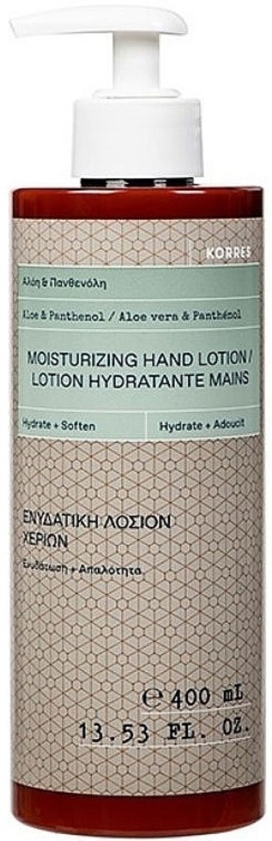 Лосьон для рук Korres Moisturizing Hand Lotion Aloe & Panthenol 400ml