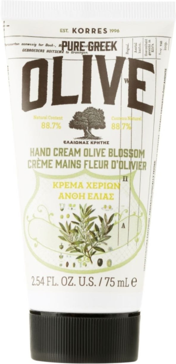 Cremă pentru mâini Korres Pure Greek Olive Hand Cream Olive Blossom 75ml