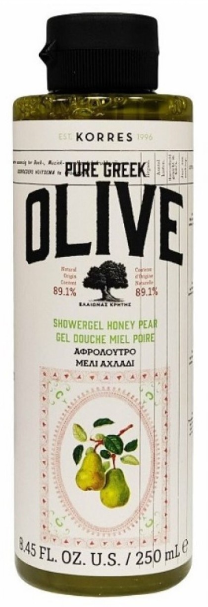 Gel de duș Korres Pure Greek Olive Honey Pear 250ml