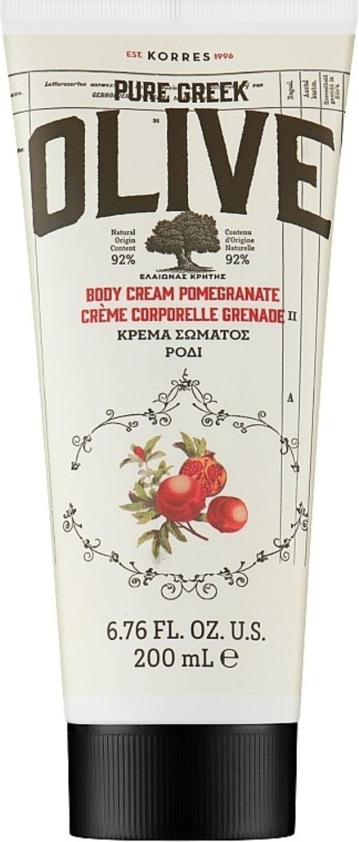 Крем для тела Korres Pure Greek Olive Pomegranate 200ml