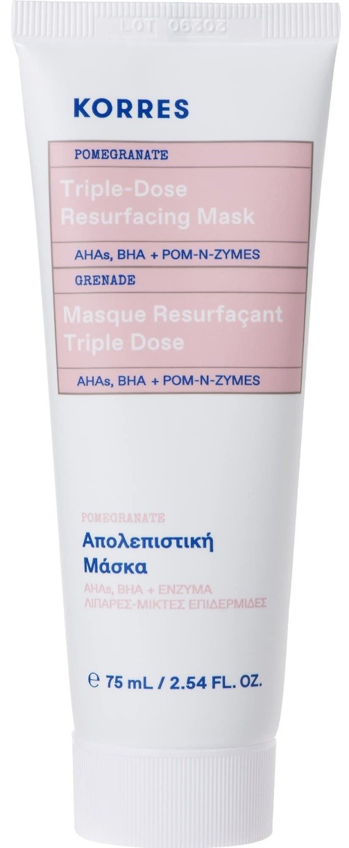 Маска для лица Korres riple-Dose Resurfacing Mask Pomegranate 75ml