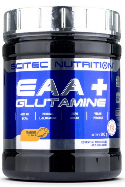 Aminoacizi Scitec Nutrition EAA + Glutamine 300g Mango