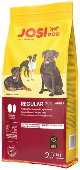 Hrană uscată pentru câini Josera Regular 2.7kg
