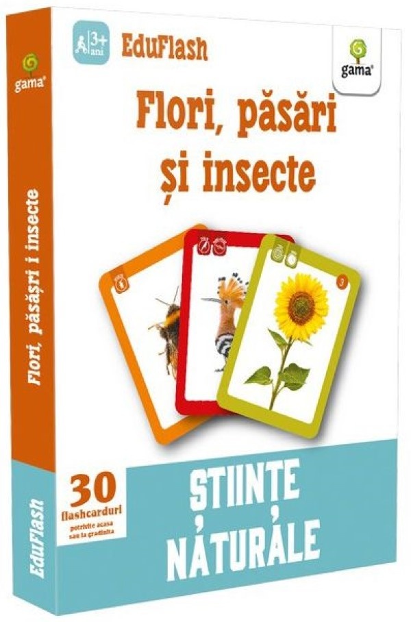 Книга Flori, pasari si insecte. 3+ (9789731498539)