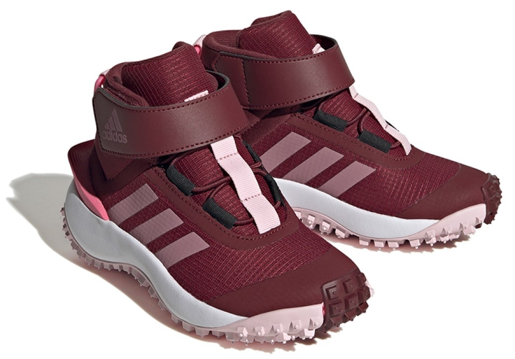 Bocanci pentru copii Adidas Fortatrail El K Burgundy s.34