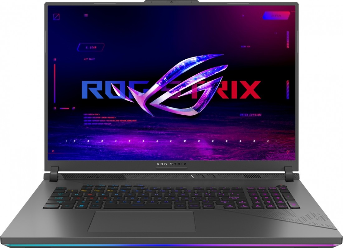Laptop Asus ROG Strix G18 G814JIR Eclipse Gray (i9-14900HX 32Gb 1Tb RTX4070)