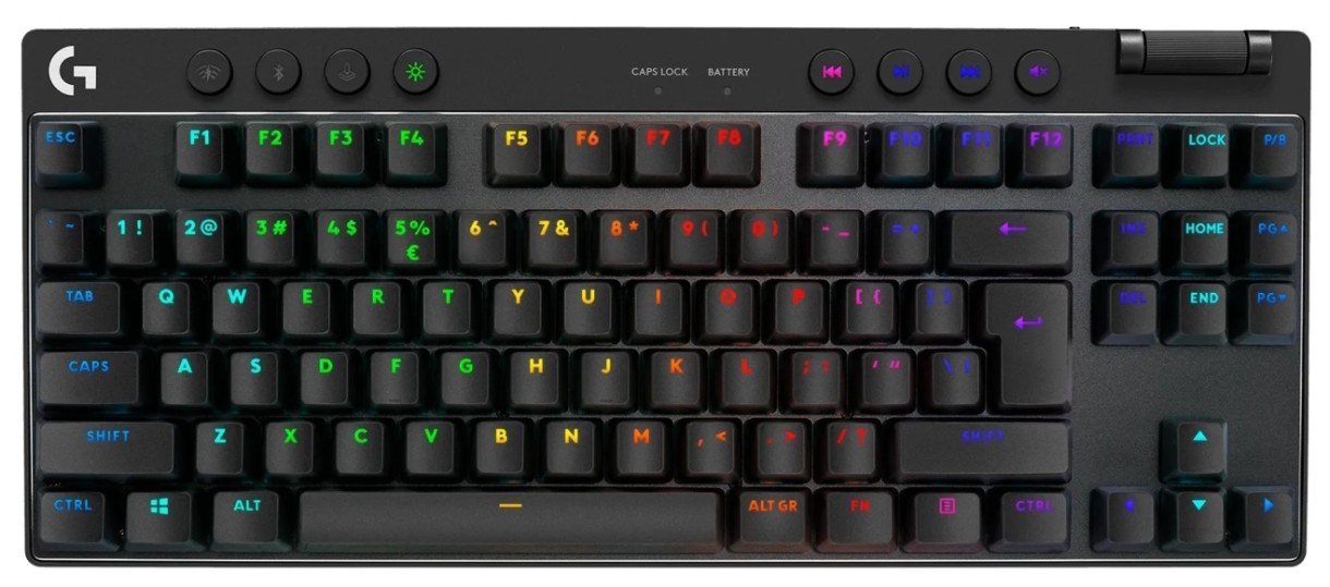 Tastatură Logitech G Pro X TKL Black