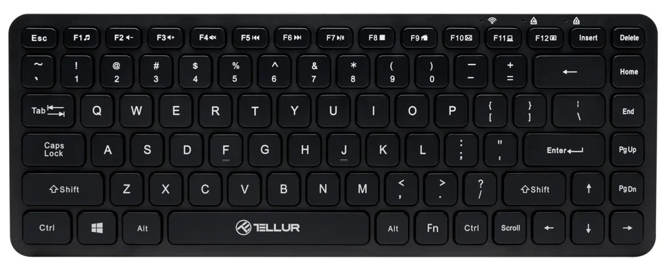 Клавиатура Tellur Mini Wireless Black EN (TLL491251)