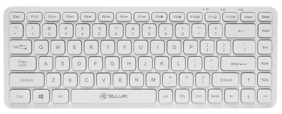 Клавиатура Tellur Mini Wireless White EN (TLL491241)