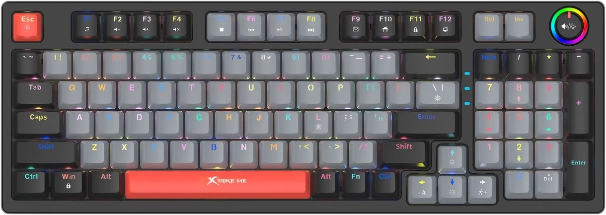 Tastatură Xtrike Me GK-987G Black/Red