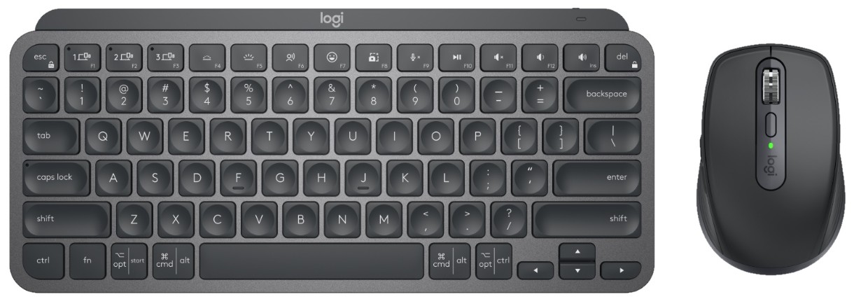Set Logitech MX Keys Mini Combo Compact Graphite