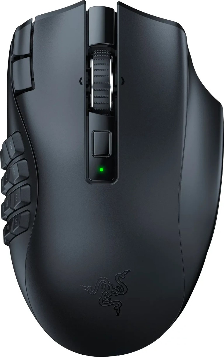 Компьютерная мышь Razer Naga V2 HyperSpeed Black (RZ01-03600100-R3G1)