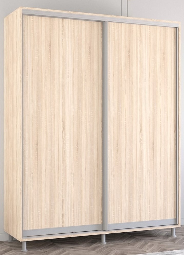 Шкаф-купе Mobildor-Lux Aron P 160x210 (3025 Stejar Sonoma) uși glisante din PAL