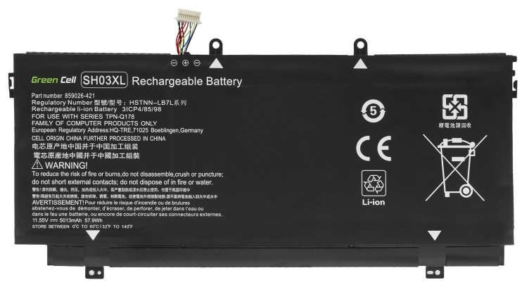 Аккумулятор для ноутбука OEM SH03XL