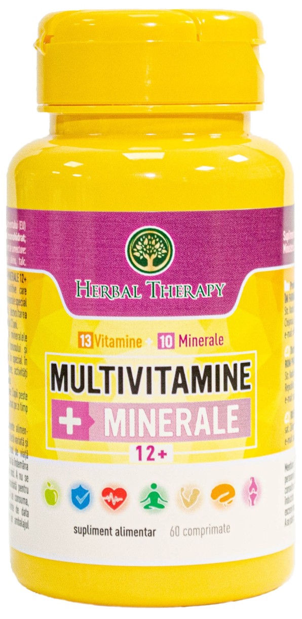 Витамины Herbal Therapy Multivitamine + Minerale 12+ 60tab
