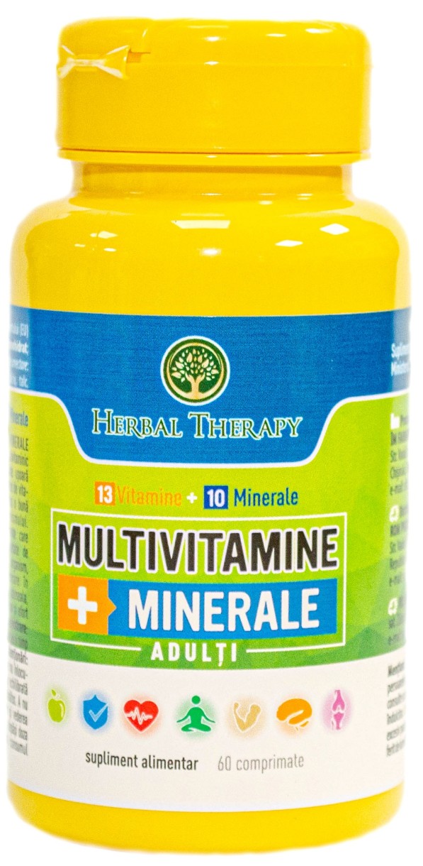 Витамины Herbal Therapy Multivitamine + Minerale Adult 60tab