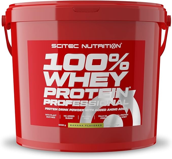 Протеин Scitec-nutrition 100% Whey Protein Professional 5000g Banana