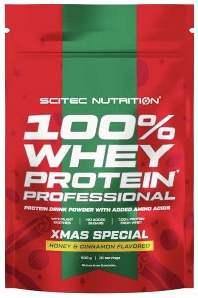 Протеин Scitec-nutrition 100% Whey Protein Professional 500g Honey-Cinnamon
