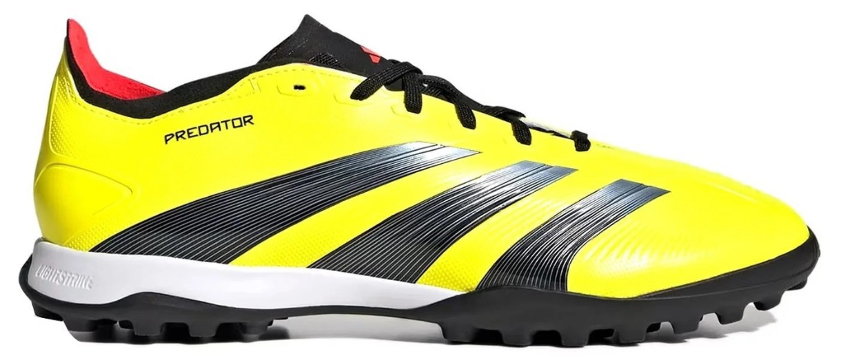 Ghete pentru fotbal Adidas Predator League Tf Team Solar Yellow 2/Core Black/Solar Red, s.42