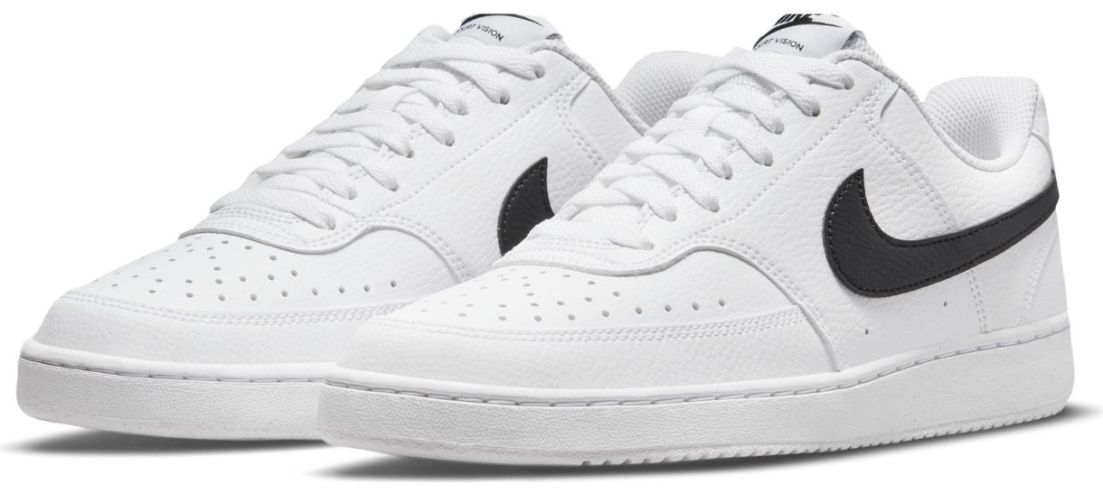 Кеды женские Nike W Court Vision Low Nn White/Black, s.36.5