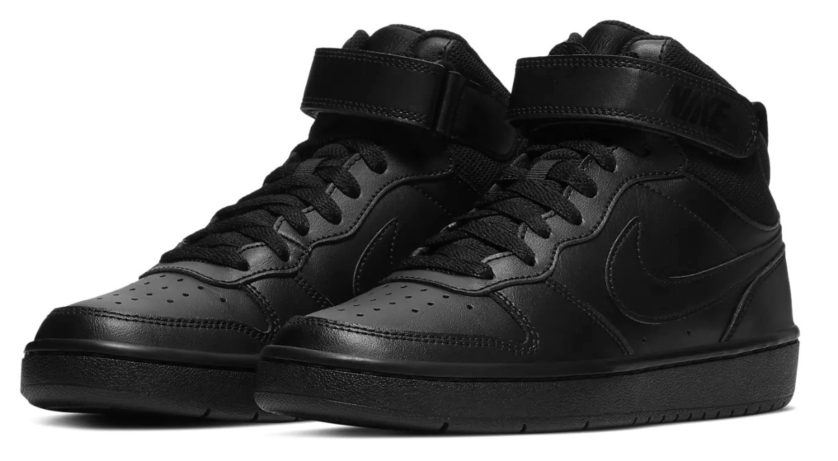 Ботинки детские Nike Court Borough Mid 2 Gs Black s.38.5