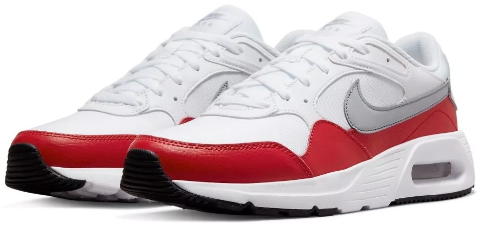Adidași pentru bărbați Nike Air Max Sc White/Wolf Grey/University Red, s.47