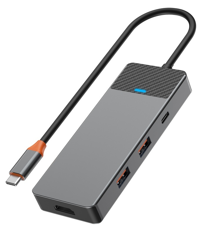 Разветвитель WiWU Linker Series A721HD Gray