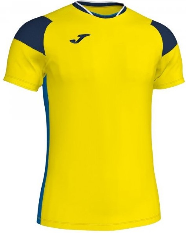 Детская футболка Joma 101269.907 Yellow/Navy/Royal, s.2XS