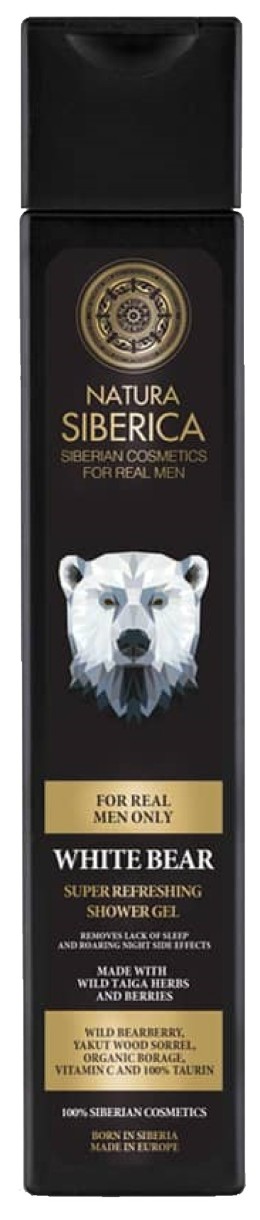 Gel de duș Natura Siberica White Bear Super Refreshing Shower Gel 200ml