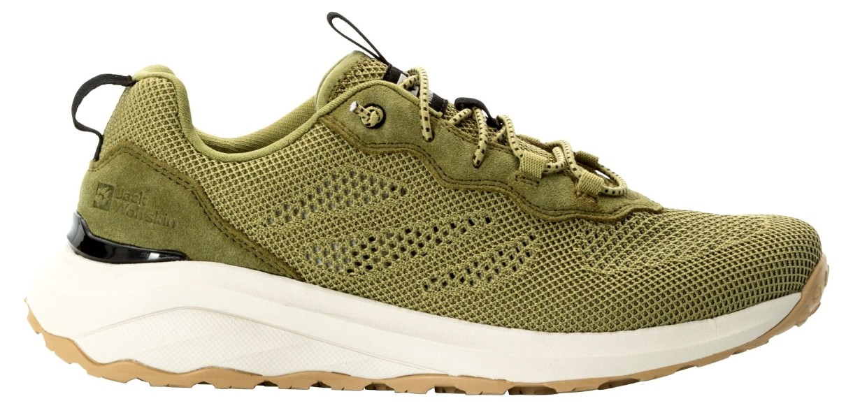Adidași pentru dame Jack Wolfskin Dromoventure Knit Low W Darkolivegreen, s.37.5