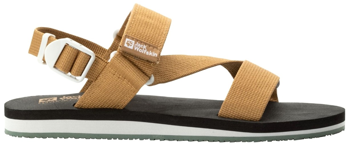 Sandale de dame Jack Wolfskin Urban Entdeckung Belt Sandal W Beige, s.38