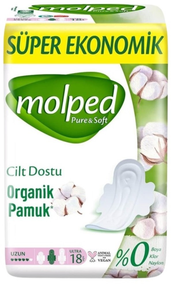 Прокладки гигиенические Molped Pure & Soft Night 16pcs
