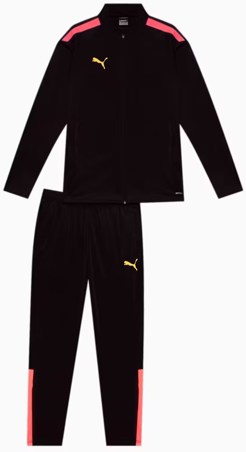 Мужской спортивный костюм Puma Teamliga Tracksuit Puma Black/Sun Stream, s.M
