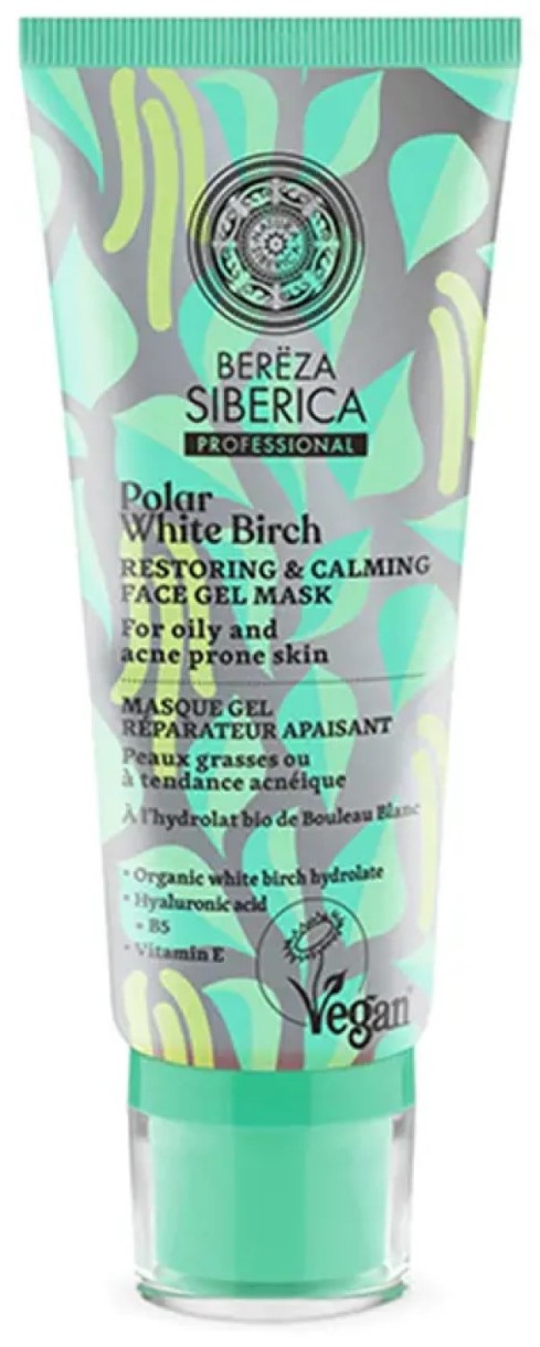 Маска для лица Natura Siberica Berëza Siberica Restoring & Calming Gel Mask 100ml