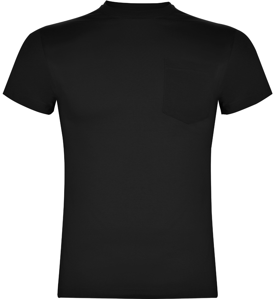 Tricou bărbătesc Roly Teckel 6523 Black, s.XXXL