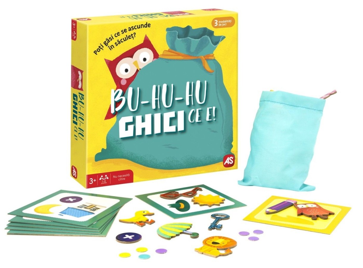 Joc educativ de masa AS Bu-Hu-Hu Ghici ce e? (1040-21624)