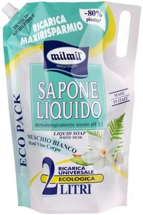 Sapun lichid pentru mîini Mil Mil White Musk 2L