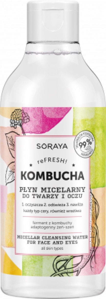 Средство для снятия макияжа Soraya Kombucha Micellar Water 400ml