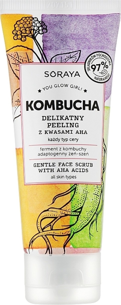 Скраб для лица Soraya Kombucha Scrub AHA Acids 75ml
