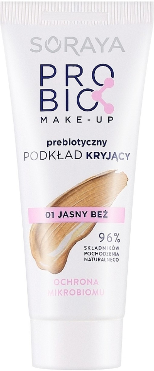 Тональный крем для лица Soraya Probio Make-Up 01 Light Beige