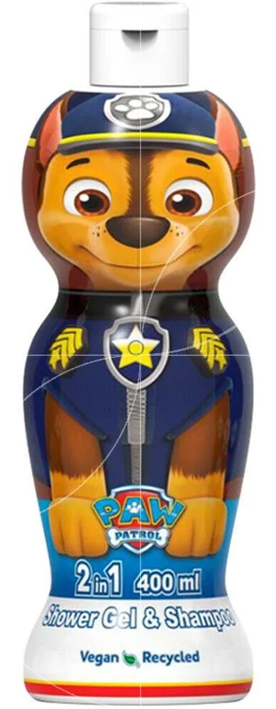 Детский гель для душа Air-Val Paw Patrol Chase 2in1 400ml