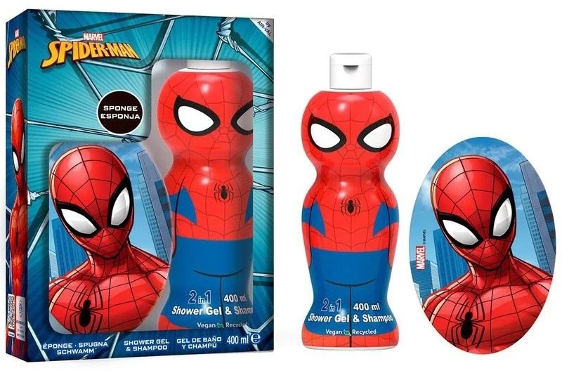 Gel de duș pentru bebeluși Air-Val Spider Man 2in1 400ml