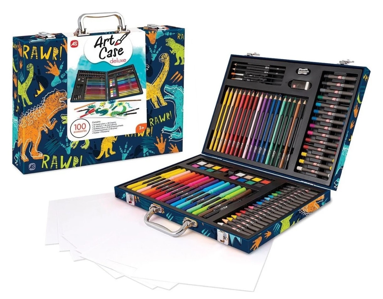 Set de desen pentru copii AS Dino Deluxe (1038-82052)