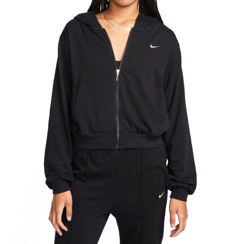 Hanorac damă Nike W Nsw Nk Chll Ft Fz Hdy Black/Sail, s.XL